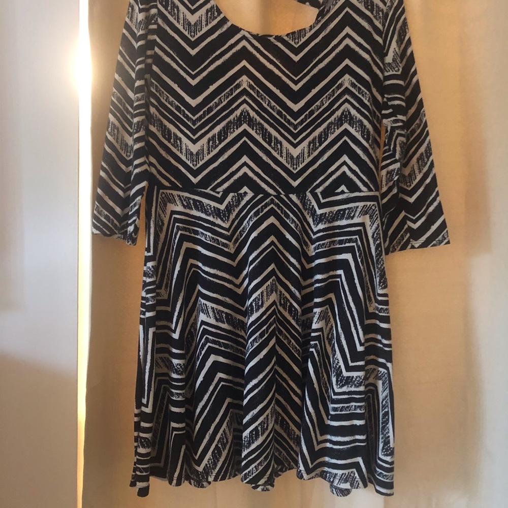 Black and White Dress